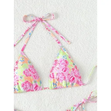 Stylish SweatyRocks Triangle Bikini for Women