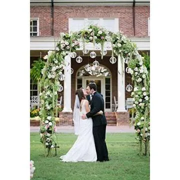 Nuptio Hanging Glass Tealight Holders for Elegant Decor