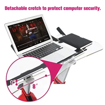 Lifesmells Laptop Tray Fits Peloton ,Tray Fits Peloton Bike ,Desk Tray Merging Work with Exercise，Plus Size(NOT FIT PELETON PLUS BIKE)
