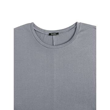 ZANZEA Women's Off-Shoulder Batwing Sleeve Blouse Casual Loose Oversized Baggy T-Shirt Sweater Pullover Top