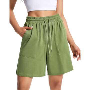 Boyfriend Lounge Biker Workout Running Womens Shorts Athletic Trendy Comfy Board Casual Sleep Summer...