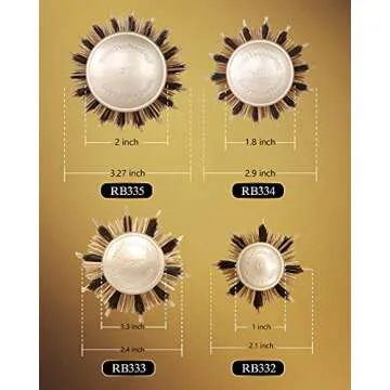 SUPRENT Round Brush with Natural Boar Bristles,Nano Thermic Ceramic Coating& Ionic Roller Hairbrush for Blow Drying, Curling&Straightening, Volume&Shine (2.4" & Barrel 1.3")