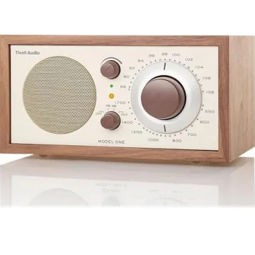 Tivoli Audio model One Am/ fm Table Radio, Classic/ Walnut, 2.4 Lb