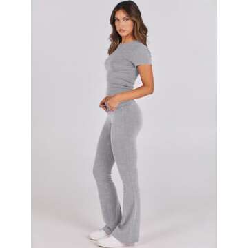 ANRABESS Women's Lounge Sets - Comfortable & Trendy Grey Outfit