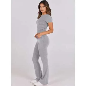 ANRABESS Women's Lounge Sets - Comfortable & Trendy Grey Outfit