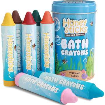 Honeysticks Bath Crayons - Natural & Non-Toxic Fun