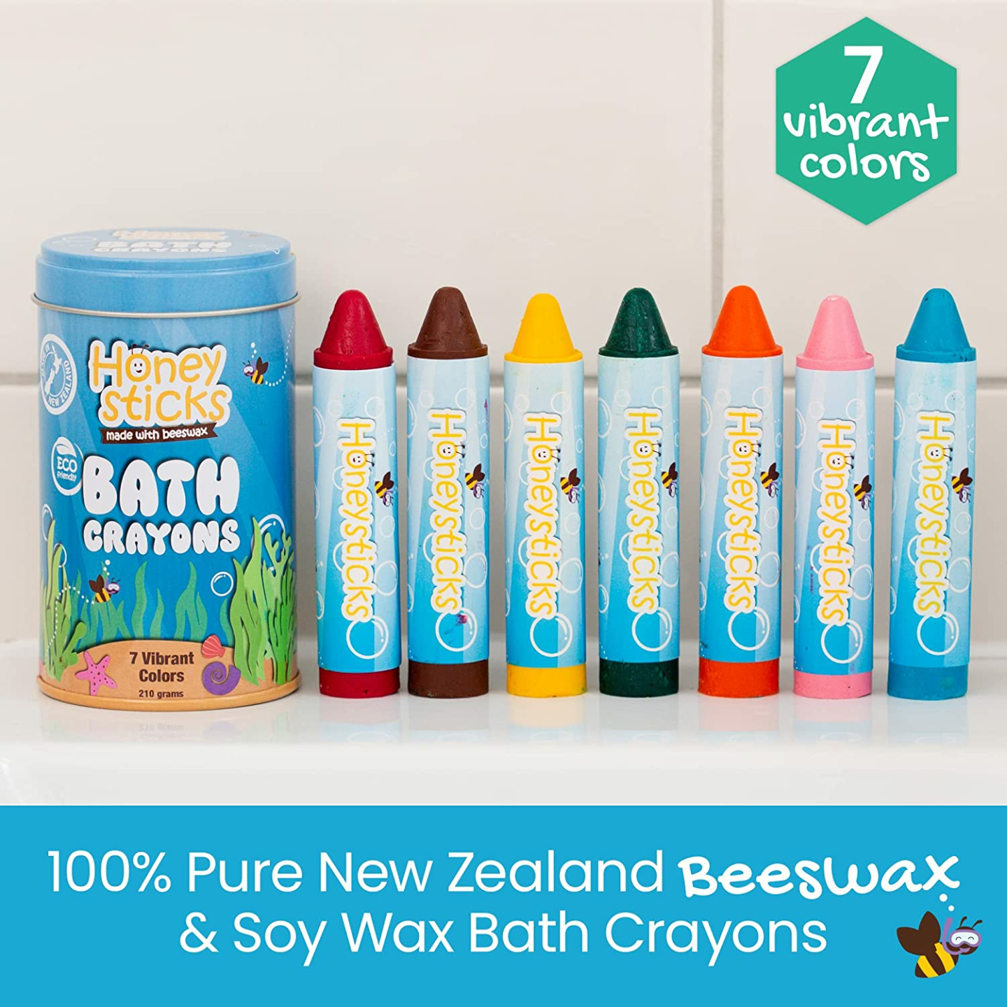 Honeysticks Bath Crayons - Natural & Non-Toxic Fun