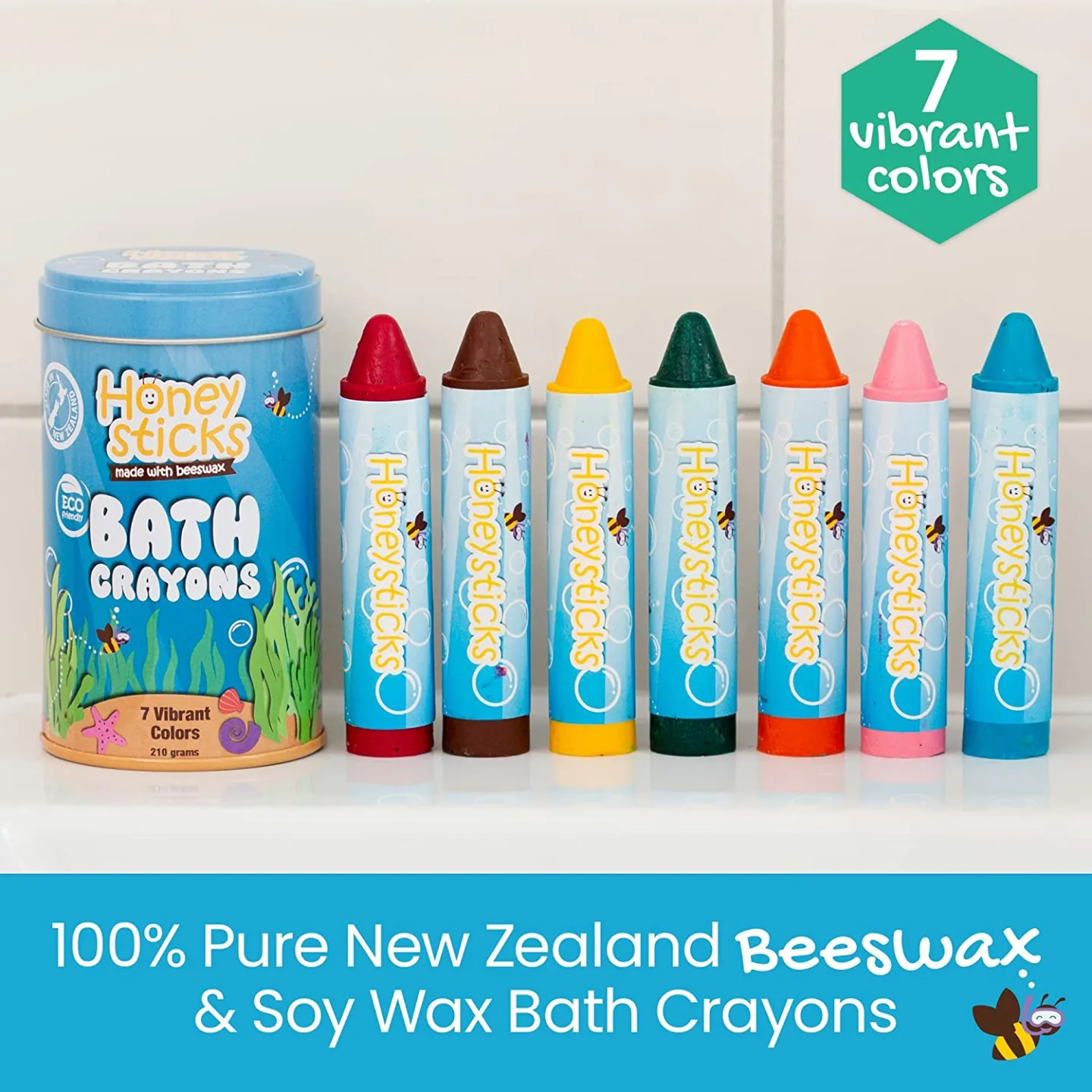 Honeysticks Bath Crayons - Natural & Non-Toxic Fun
