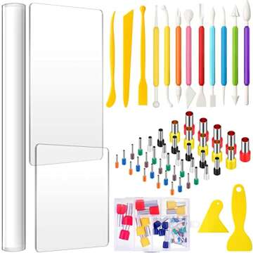 57-Piece Clay DIY Tool Set for Creative Art Projects