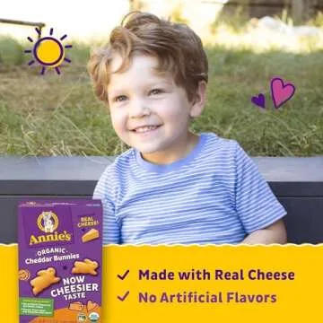 Annie's Organic Cheddar Bunnies Crackers, 7.5 oz Delicious Snack