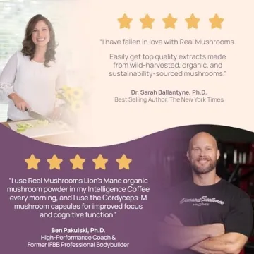 Real Mushrooms Chaga Powder Organic Immune Support Supplement