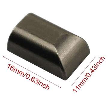 DGHAOP 40PCS Metal Zipper Stoppers for Easy Repair