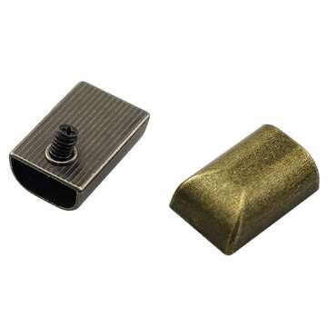 DGHAOP 40PCS Metal Zipper Stoppers for Easy Repair