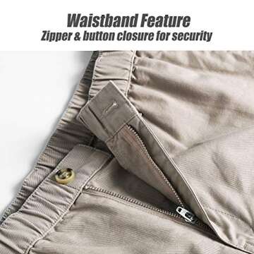 Maamgic Men's Classic Cotton Casual Shorts - Comfortable & Stylish