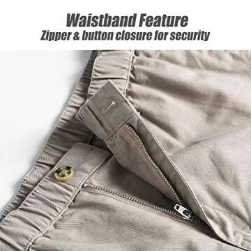 Maamgic Men's Classic Cotton Casual Shorts - Comfortable & Stylish