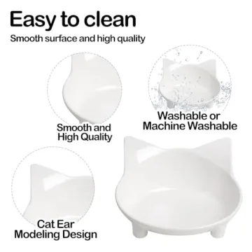 Skrtuan Cat Bowls - Stylish Non-Slip Feeding Bowls
