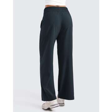 CRZ YOGA Lightweight Wide Leg Pants - Comfort Meets Style for Women