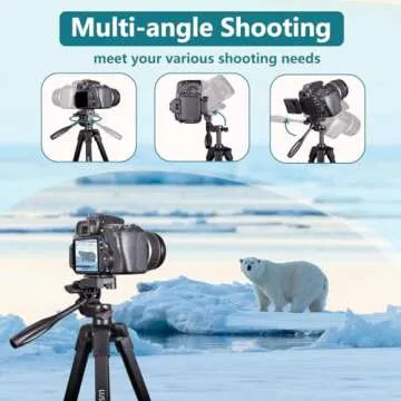 Lusweimi 73-Inch Tripod - Ideal for iPad Pro & Cameras