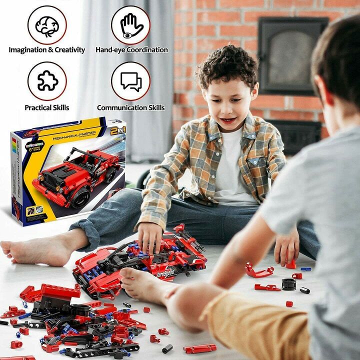 STEM Building Blocks Toys for Kids Ages 6-12