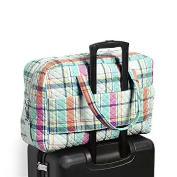 Vera Bradley Cotton Weekender Travel Bag for Stylish Travels