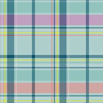 Vera Bradley Women's Cotton Weekender Travel Bag, Pastel Plaid - Recycled Cotton, One Size