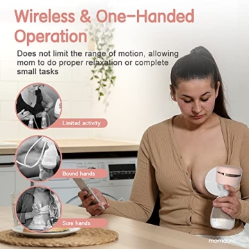 Electric Breast Pump Portable with 4 Modes & 9 Levels