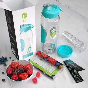 Infusion Pro 32 oz Water Bottle with Fruit Infuser