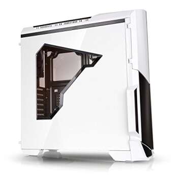 Thermaltake Versa N21 Snow Edition Translucent Window Panel SPCC ATX Mid Tower Computer Chassis CA-1D9-00M6WN-00