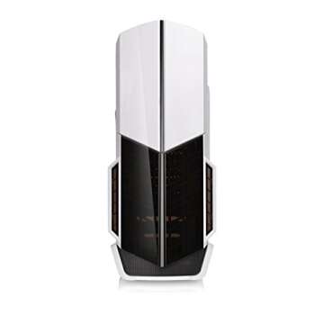 Thermaltake Versa N21 Snow Edition Translucent Window Panel SPCC ATX Mid Tower Computer Chassis CA-1D9-00M6WN-00