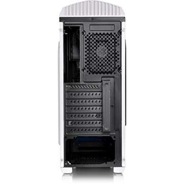 Thermaltake Versa N21 Snow Edition Translucent Window Panel SPCC ATX Mid Tower Computer Chassis CA-1D9-00M6WN-00