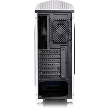 Thermaltake Versa N21 Snow Edition Translucent Window Panel SPCC ATX Mid Tower Computer Chassis CA-1D9-00M6WN-00