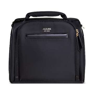JuJuBe New Insulated Bottle Bag, Breastmilk Storage Bag for Baby Bottles, Travel Insulated Lunch Bag...