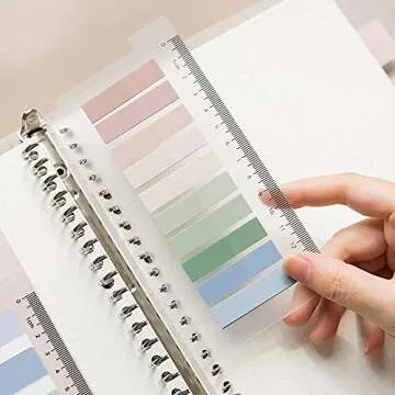 Morandi Sticky Notes, Writable Index Tabs, Set of 10 x 3 Packs Colorful Macaron Memo Stickers, Waterproof for Books, Folders, Glass, Monitors & Filing Cabinets, 200 Pieces/Pack, Morandi