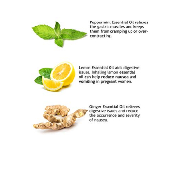 Natural Nausea Relief Inhaler Peppermint Ginger Lemon