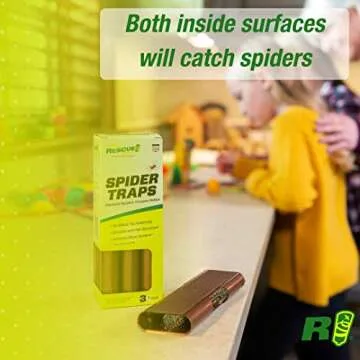 RESCUE! Spider Traps - Catch Venomous Spiders Securely