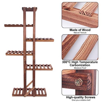Astoryou Wood Plant Stand for Indoor and Outdoor Use