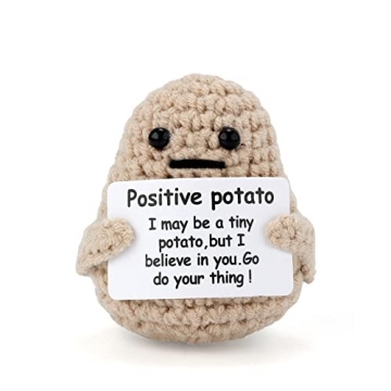 Mini Funny Knitted Wool Potato Toy - Cute Cheer Up Gift