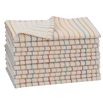 RUVANTI Cloth Napkins Set of 12, 18x18 Reusable Napkins Cloth Washable, Soft & Durable Table Napkins...