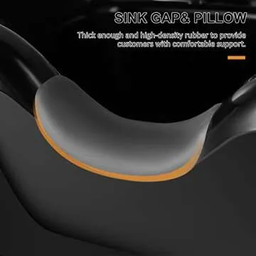 Artist Hand Shampoo Backwash Sink Station for Salons