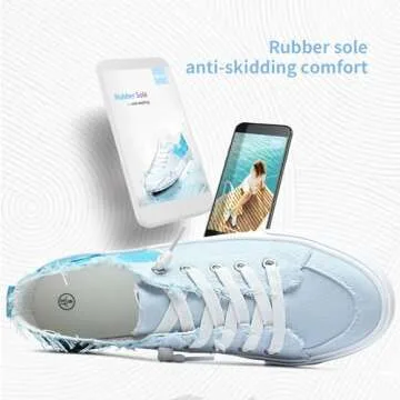 Trendy Obtaom Women's Colour Blocking Canvas Sneakers