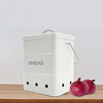 Stylish Gdfjiy Onion Storage Bin for Kitchen Organization