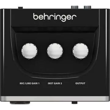 Behringer U-Phoria UM2 USB Audio Interface for Quality Recordings