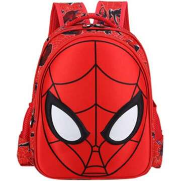 Stylish 3D Comic Toddler School Backpack for Kids
