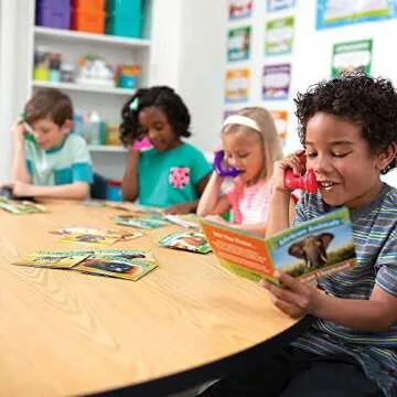 4E's Novelty 16 Reading Phones [16 Pack] Auditory Feedback Whisper Phone Classroom Manipulative, Speech Therapy Toy Tool - Accelerates Reading Fluency & Pronunciation, Phonic Materials