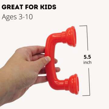 4E's Novelty 16 Reading Phones [16 Pack] Auditory Feedback Whisper Phone Classroom Manipulative, Speech Therapy Toy Tool - Accelerates Reading Fluency & Pronunciation, Phonic Materials