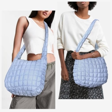Quilted Tote Bag - Lightweight and Spacious Design