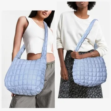 Quilted Tote Bag - Lightweight and Spacious Design