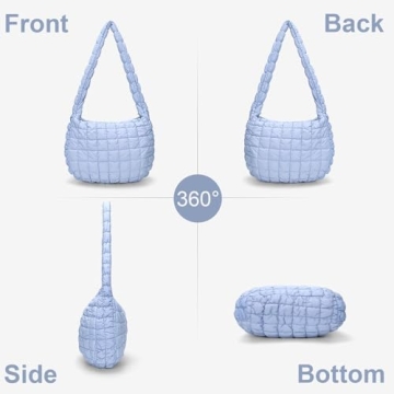 Quilted Tote Bag - Lightweight and Spacious Design