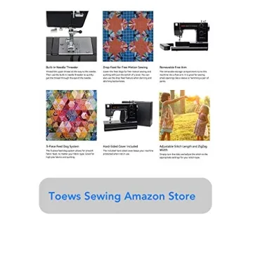 Janome HD1000BE All Metal Body Sewing Machine for Crafts