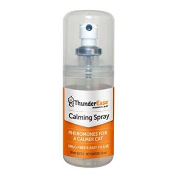 ThunderEase Cat Calming Pheromone Spray | Powered by FELIWAY | Reduce Anxiety During Travel, Vet Visits and Boarding